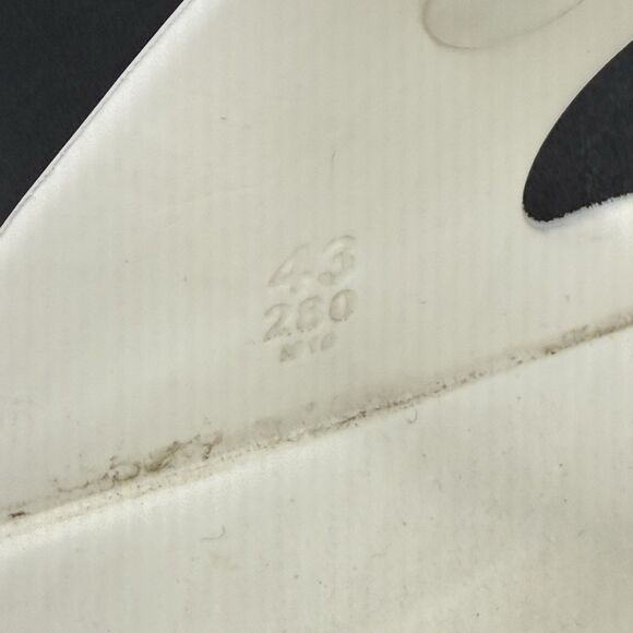 Birkenstock Arizona Essential EVA Sandal Slide White Rubber Size 43 Mens Size 10 - Picture 5 of 6